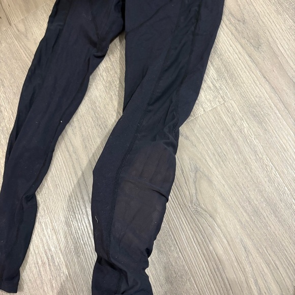GYMSHARK Black Capri Leggings Mesh Sides Sz S/ XS Athletic Athleisure - Picture 5 of 7
